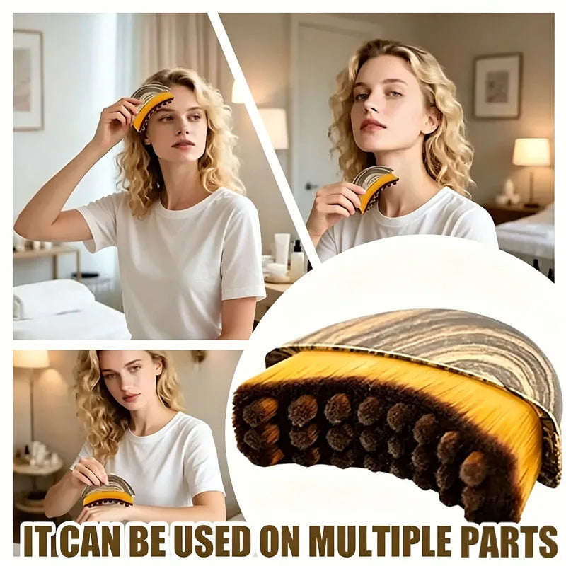 Lymphatic Contour Face Brush Ergonomically Designed To Fit Sculpting Drainage Massager for Face The Skin Precisely LBHL31 - Curl and Collar