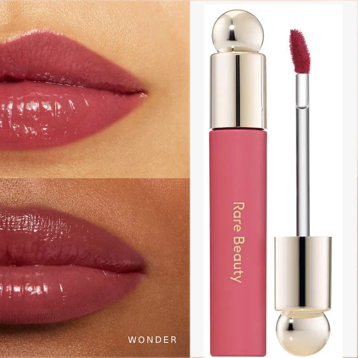 Rare Beauty Matte Lip Gloss Waterproof Non-Stick Cup Lip Glaze Smudge Proof Not Fade Delight Hope Happy Wonder Liquid Lipstick