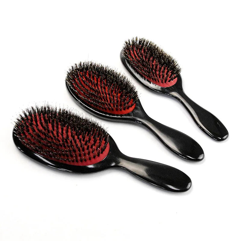 Barber Salon Hair Brush Hairdressing Detangling Combs Head Scalp Massager Comb Women Haircut Hairbrush Accessaries - Curl and Collar