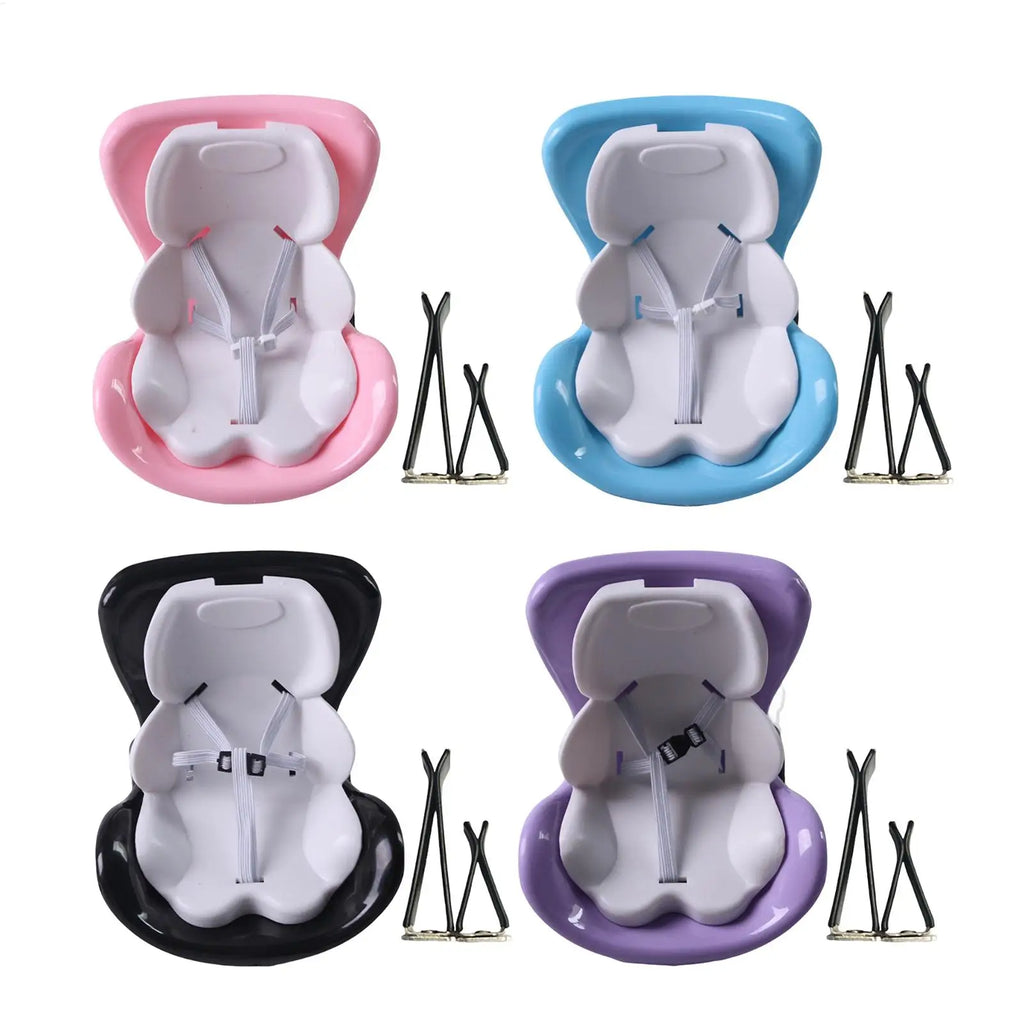 Hamster Car Seat for Small Animals Portable Carrier for Guinea Pig Hedgehog Chinchilla Ferret Travel Safety Cage Vehicle Perch - Curl and Collar