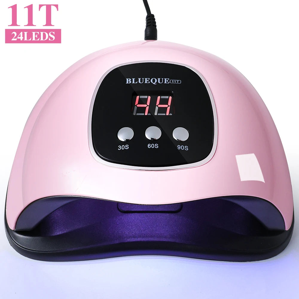 LIMEGIRL Nail UV Dryer Machine Professional 24 LED UV Manicure Lamp Home Use Nail Lamp For Drying Polish Varnish With USB Cable - Curl and Collar