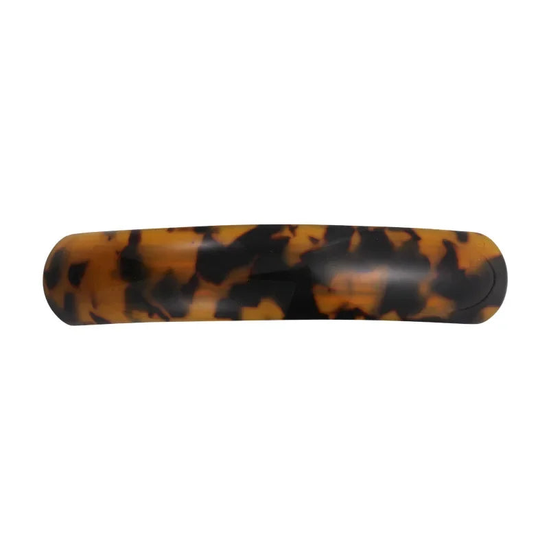 Retro Leopard Hairpins Spring Clip Colorful Acetate Hair Clips for Women Elegant Exquisite Barrettes Fashion Hair Accessories - Curl and Collar