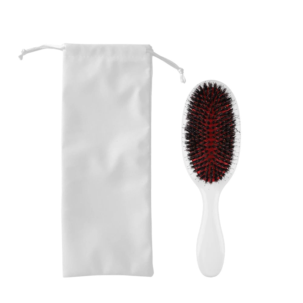 ARLANY Boar Bristle Hair Brush Massage Comb Hair Styling Tool Hair Beauty Salon Accessories Hairdressing Hair Extensions Tool - Curl and Collar