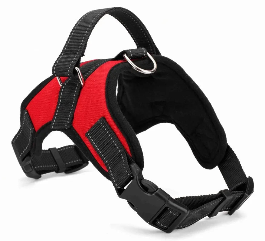 Dog Harness Quick Release Vest Pet Puppy Harness Nylon Material Breathable Pet Harness for Dog Adjustable Pet Outdoor Harness - Curl and Collar