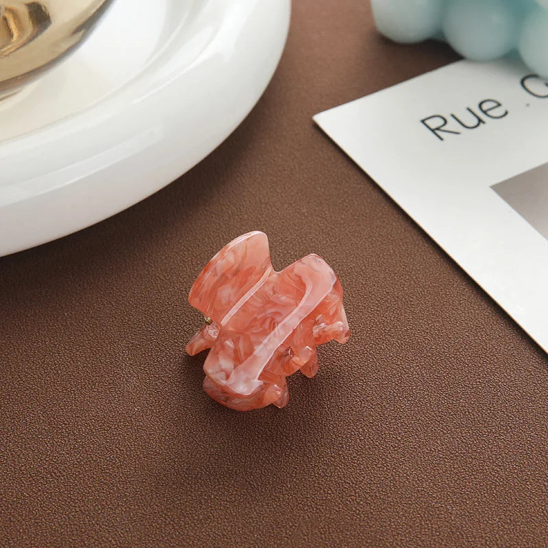 2026 New Korean style hair claw clip Fairy hair clips Mini Delicate hair claw Pretty hairclip Accessories for women - Curl and Collar