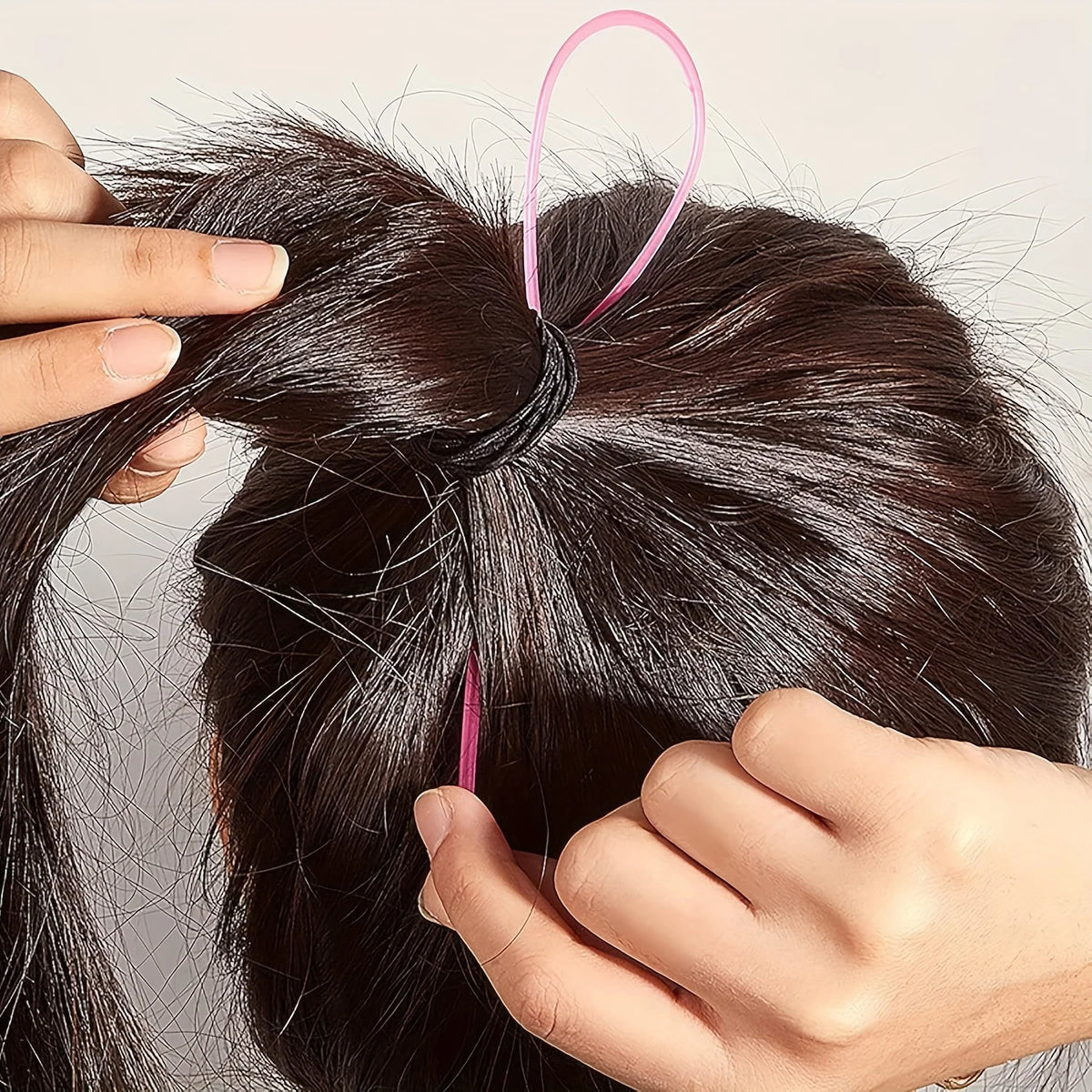 4-piece WANMEI Headband Tool, Hair Braiding Tool with Mouse Tail Comb, Ponytail Headband Remover, Quick Styling Hair Accessory - Curl and Collar