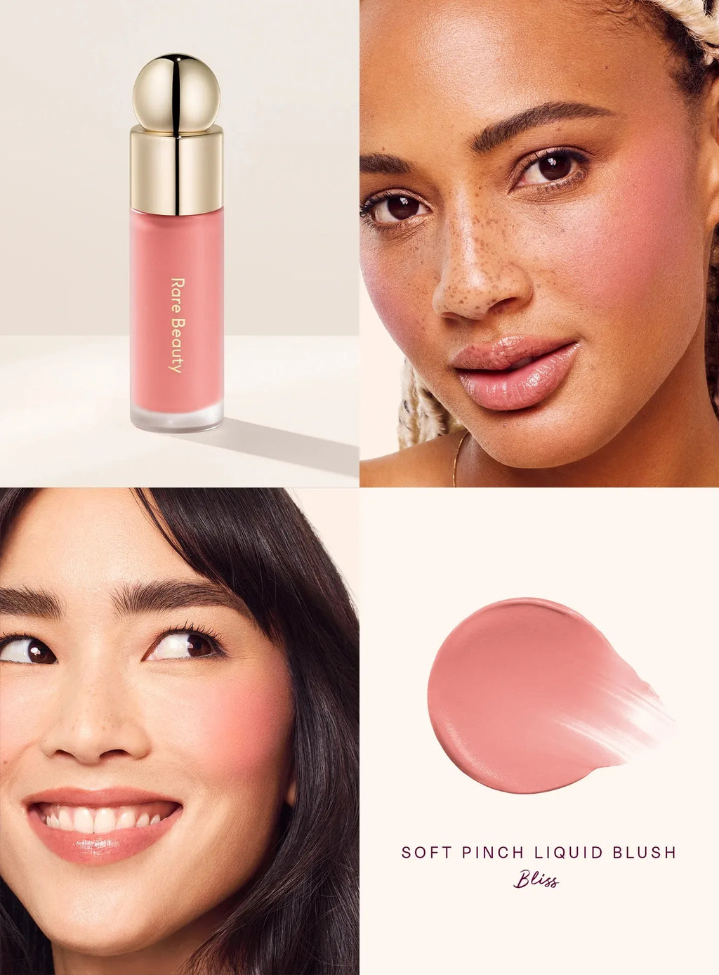 Rare Beauty Matte Lip Gloss Waterproof Non-Stick Cup Lip Glaze Smudge Proof Not Fade Delight Hope Happy Wonder Liquid Lipstick