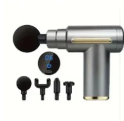 Muscle Relaxation Mini Massage Gun, Suitable For Full-Body And Arm And Back Massage. Mini And Compact, Portable, Type-C Charging, Handheld Electric Muscle Massager To Relax Muscles After Exercise And Fitness - Curl and Collar