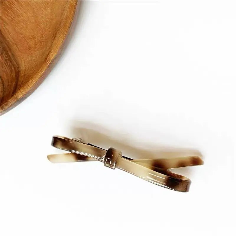 Chic Bow Hair Clips Plain Color Acetate Hairgrip Hairpin Cute Sweet Simple Bow Knot Bow Tie Side Pins Women Hair Accessories