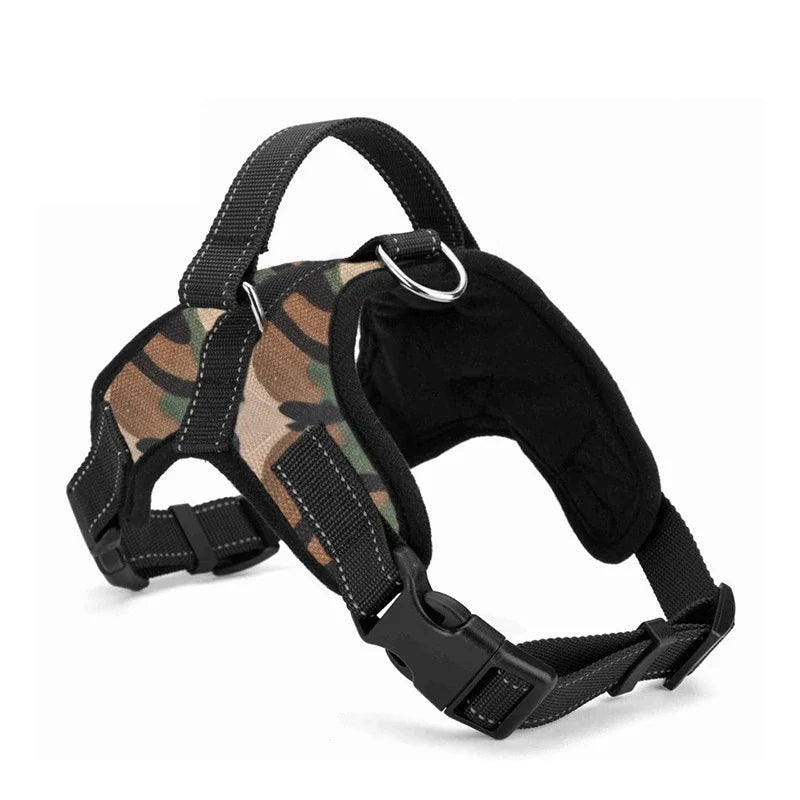 Dog Harness Quick Release Vest Pet Puppy Harness Nylon Material Breathable Pet Harness for Dog Adjustable Pet Outdoor Harness - Curl and Collar