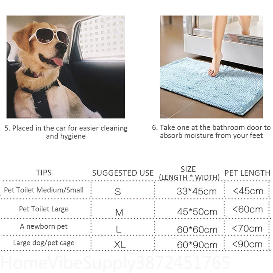 20/40/50/100Pcs Disposable Puppy Pee Pads Super Absorbent Dog Training Pad Dry Clean Cushion Pet Dog Supply - Curl and Collar