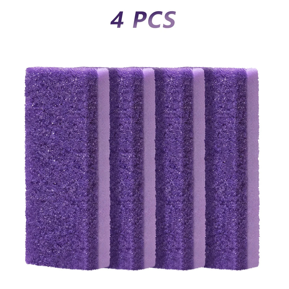 1/10Pcs Foot-exfoliating Stone File Callus Dead Skin Remover Foot Heel Scrubber Smooth Feet In Seconds Pedicure Exfoliator Tool - Curl and Collar