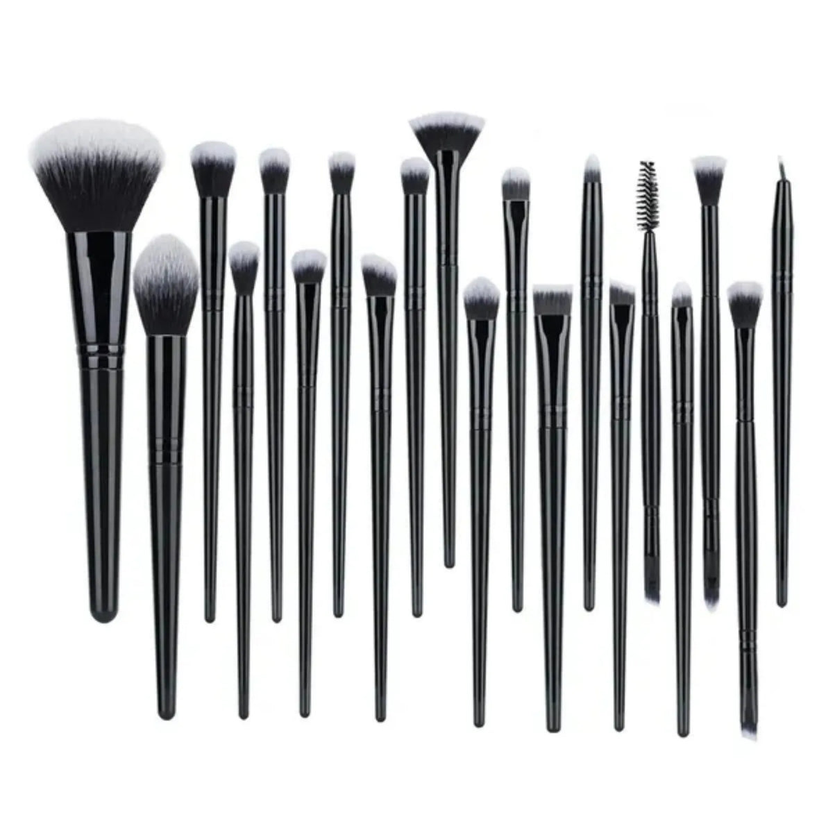 Professional Makeup Brushes Set, 25 pcs Makeup Brush Foundation Powder Eyeshadow - Curl and Collar