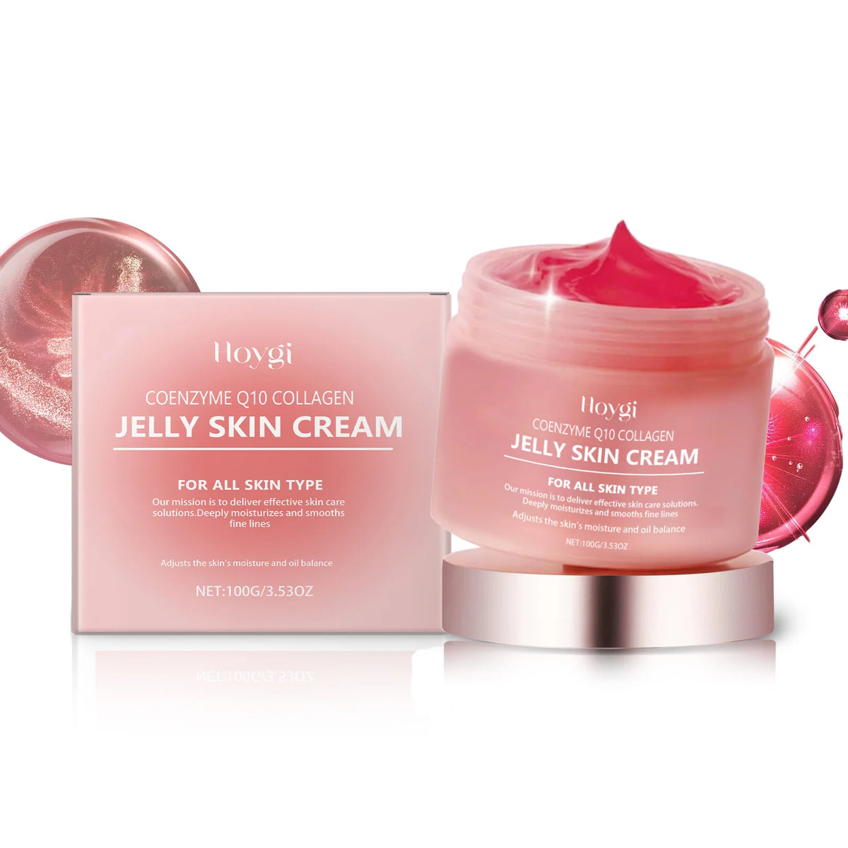 Salmon Collagen Jelly Cream Peel-Off Mask PDRN DNA Overnight Wrapping Facial Mask Elasticity Boosting Skin Glow Korean Skincare - Curl and Collar