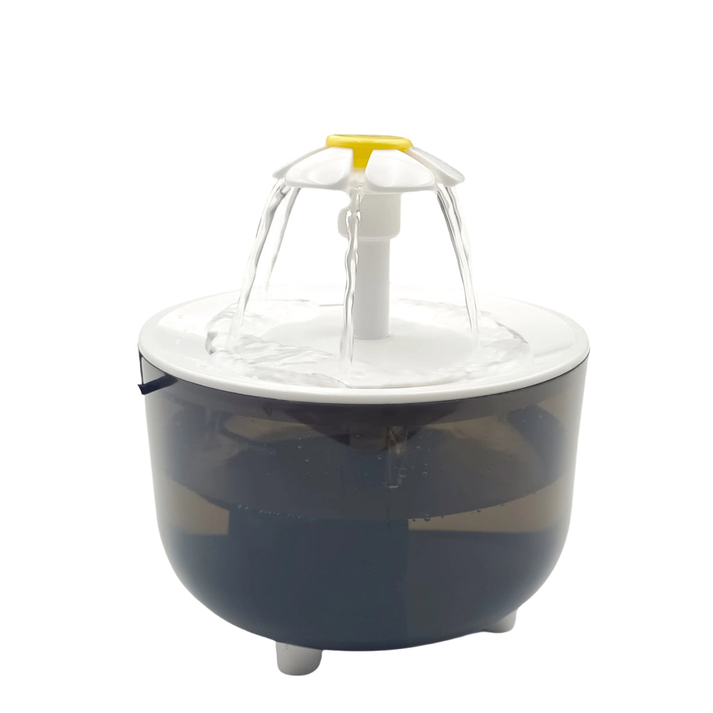 USB Electric Mute 1.2L Pet Water Fountain Automatic Cat Drink Bowl Filter Pet Drinking Dispenser Drinker For Cats Water Filter - Curl and Collar