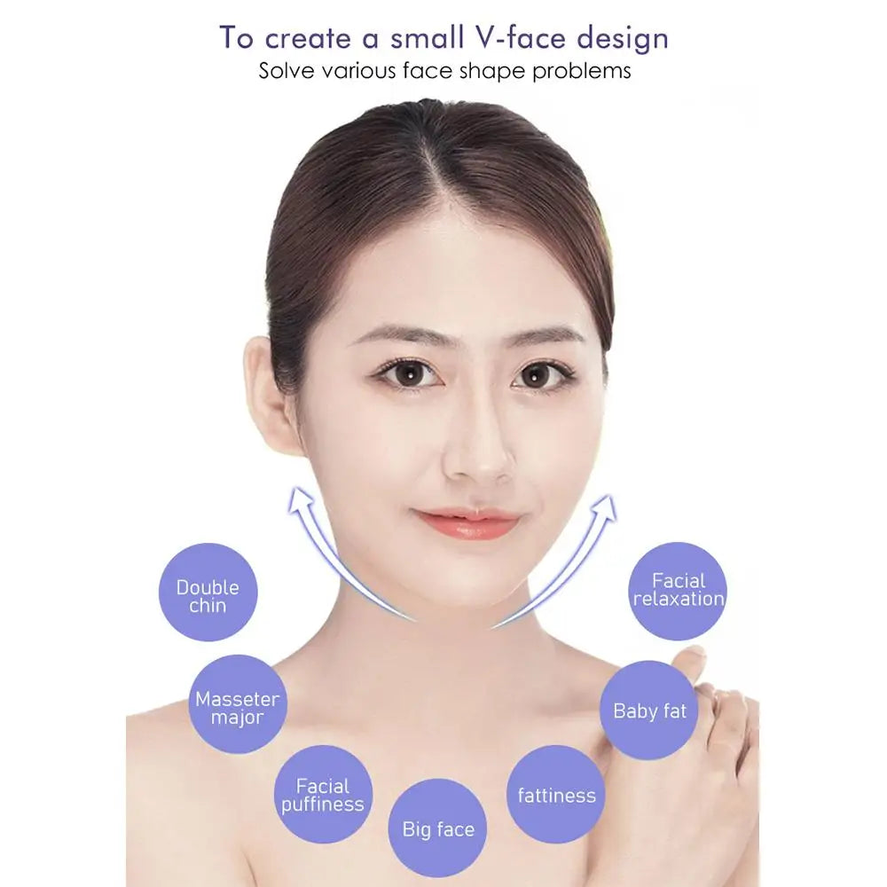 Chin Cheek Slimming Bandage V Shaper V Line Lifting Mask Face Lifting Anti Wrinkle Strap Band Sleeping Mask Beauty Health - Curl and Collar