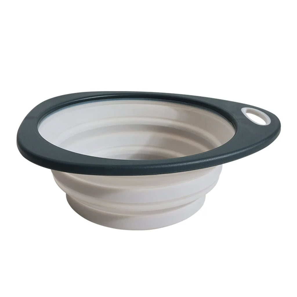 Pet Folding Bowl Portable Dog Cat Feeding Water Drinking Bowl With Anti-slip Base Foldable Silicone Collapsible For Dogs Cats