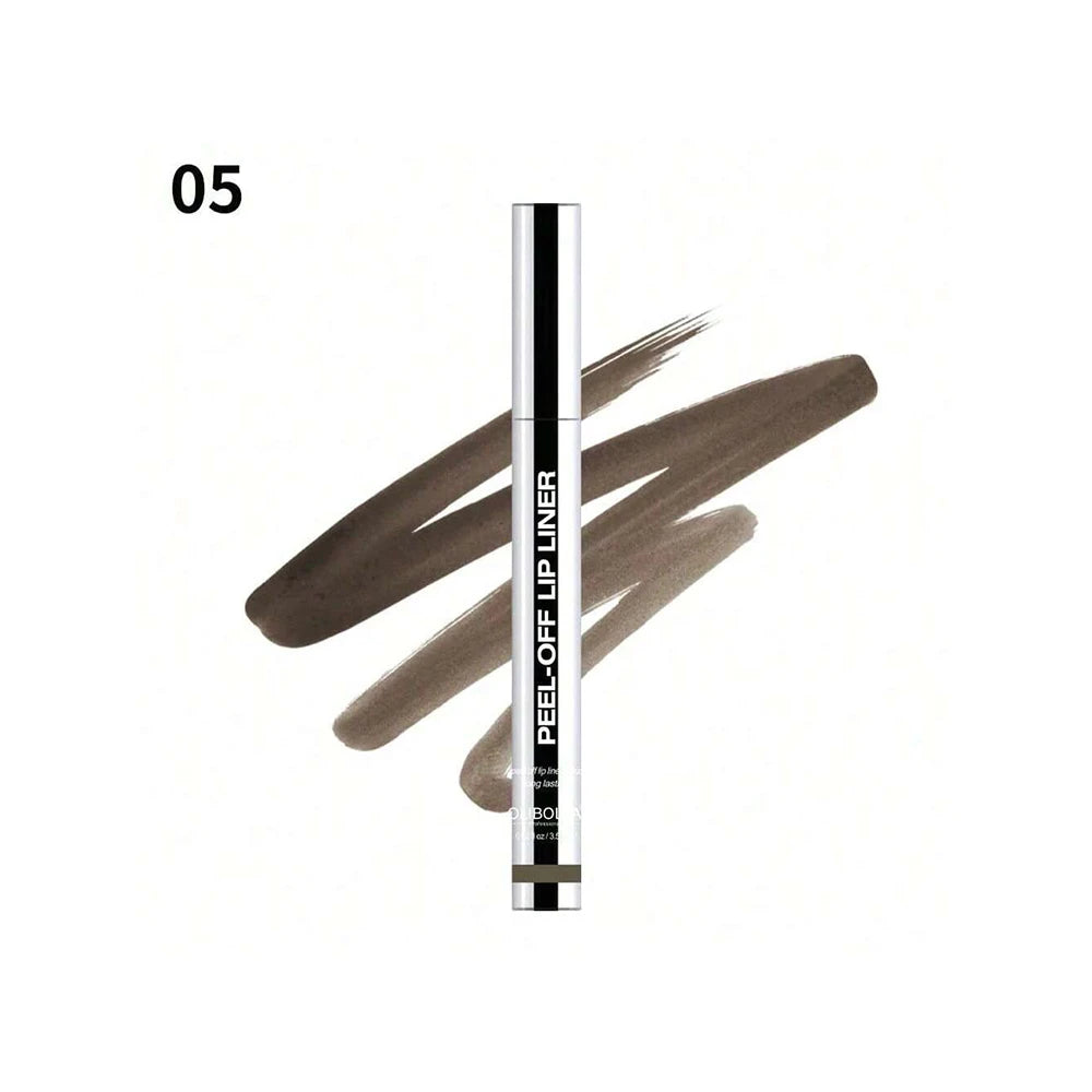 Peel Off Lip Liner Tattoo Lipgloss Waterproof Long Lasting Matte Lip Tint Lips Stain Cosmetics Enhances Lip Color Women Girl Nourishing Lipstick Care Products Makeup - Curl and Collar
