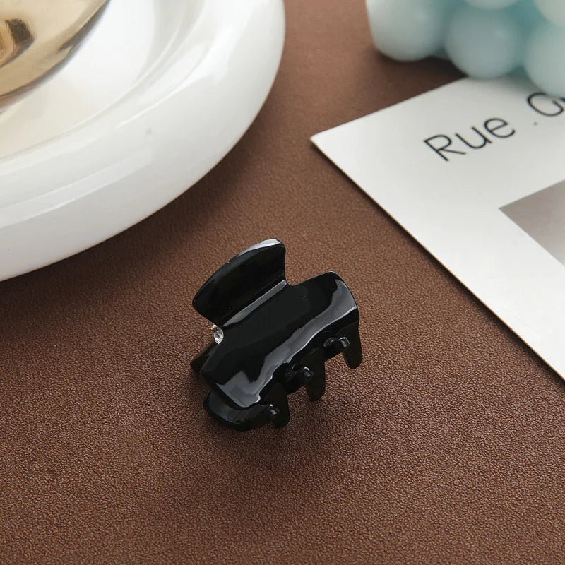 2026 New Korean style hair claw clip Fairy hair clips Mini Delicate hair claw Pretty hairclip Accessories for women - Curl and Collar