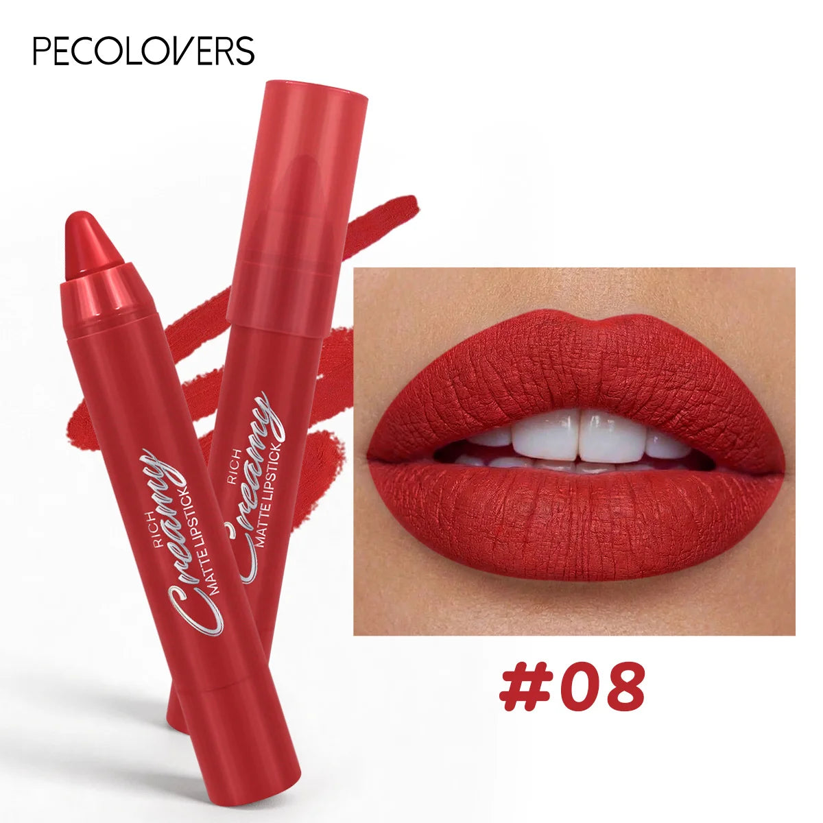 6PCS/SET Creamy Matte Lipstick Kit, 6 Versatile Everyday Lip Shades, Silky Smudge-Proof Lip Crayon, Smooth Glide-On Application, Lightweight Comfortable Wear, Travel-Friendly Beauty Essentials - Curl and Collar
