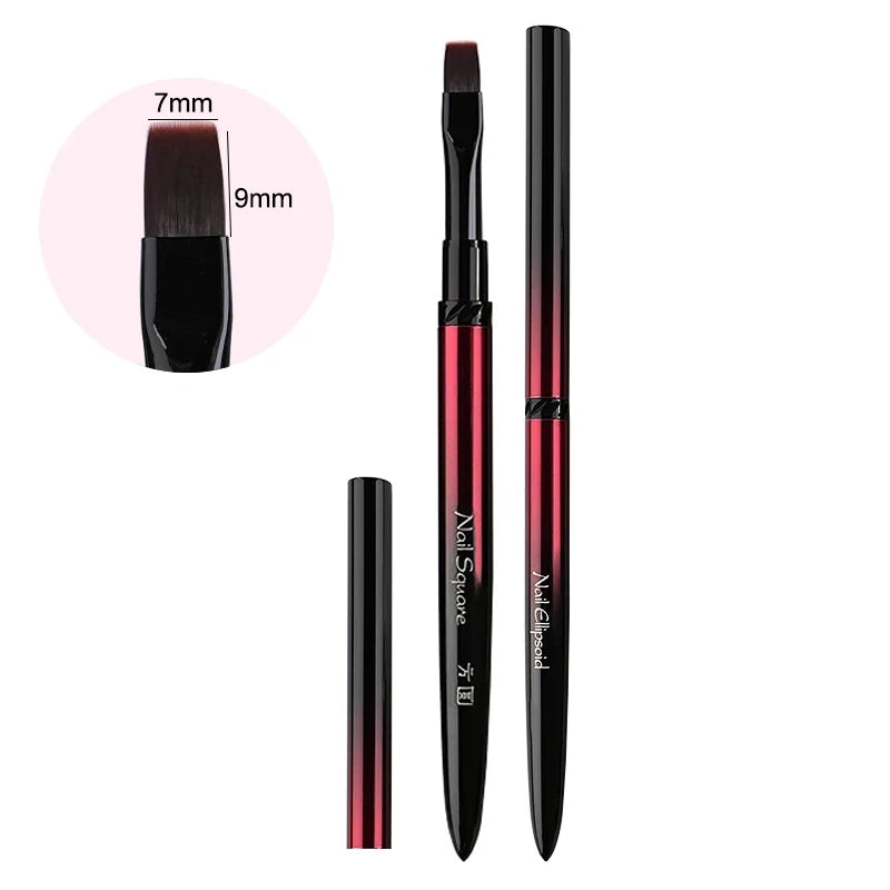 French Plaid Nail Art Brushes Set Line Grid Pattern Drawing Pen for DIY Design UV Gel Extension Manicure Painting Supplies - Curl and Collar