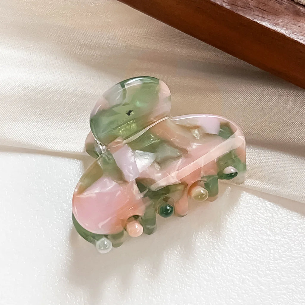 2026 New Korean style hair claw clip Fairy hair clips Mini Delicate hair claw Pretty hairclip Accessories for women - Curl and Collar