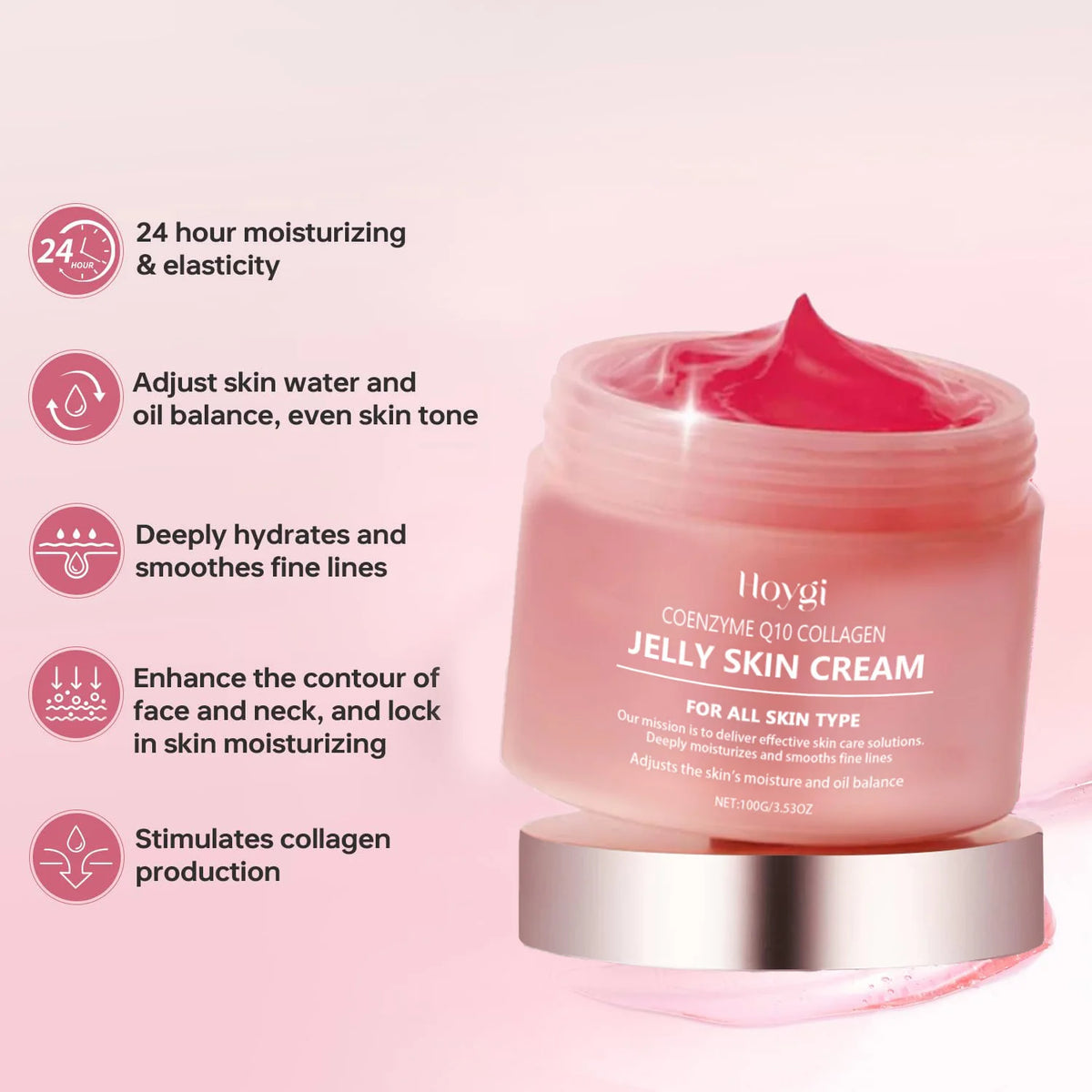 Salmon Collagen Jelly Cream Peel-Off Mask PDRN DNA Overnight Wrapping Facial Mask Elasticity Boosting Skin Glow Korean Skincare - Curl and Collar