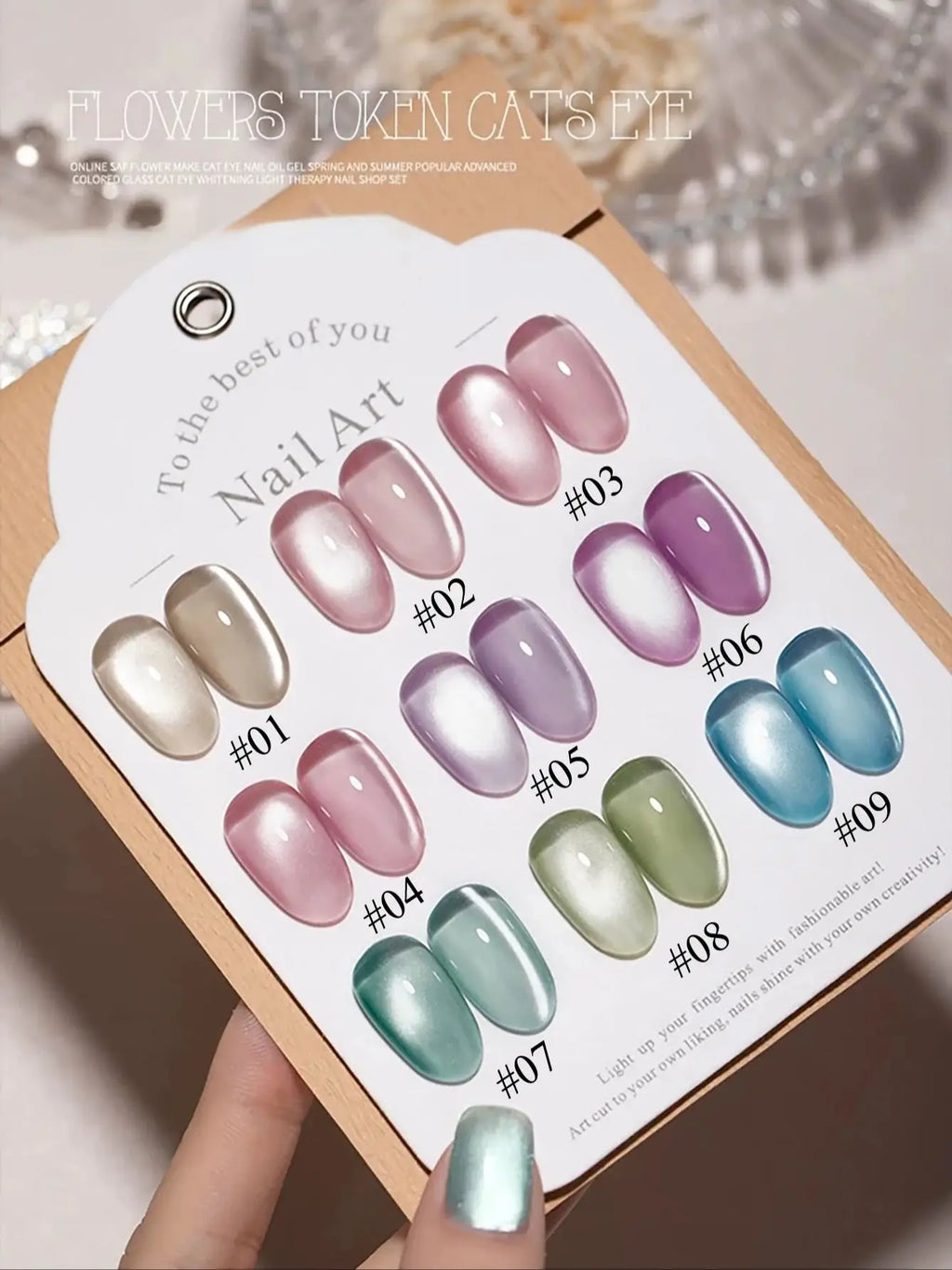 1-12pcs SHAKA Autumn Tanhua Cat Eye Pink Transparent Color Gel Nail Polish 2026 New Simple And Generous Halloween Nail Gel - Curl and Collar
