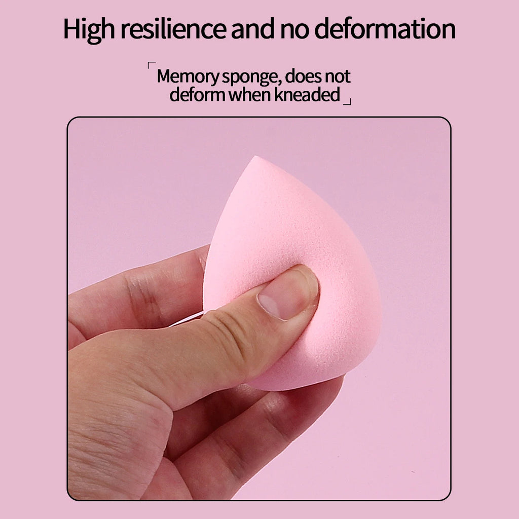100/50/30/25/20/12PCS XL Super Affordable Large Soft Makeup Sponge Beauty Egg Set, No Powder Sticking Portable Makeup Tool - Curl and Collar