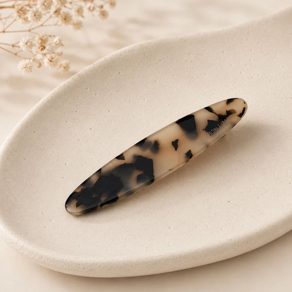 Acrylic Hair Barrette for Women Korean French Tortoiseshell Marble Side Clip Non Slip Hairpin Vintage Hair Accessories for Girls
