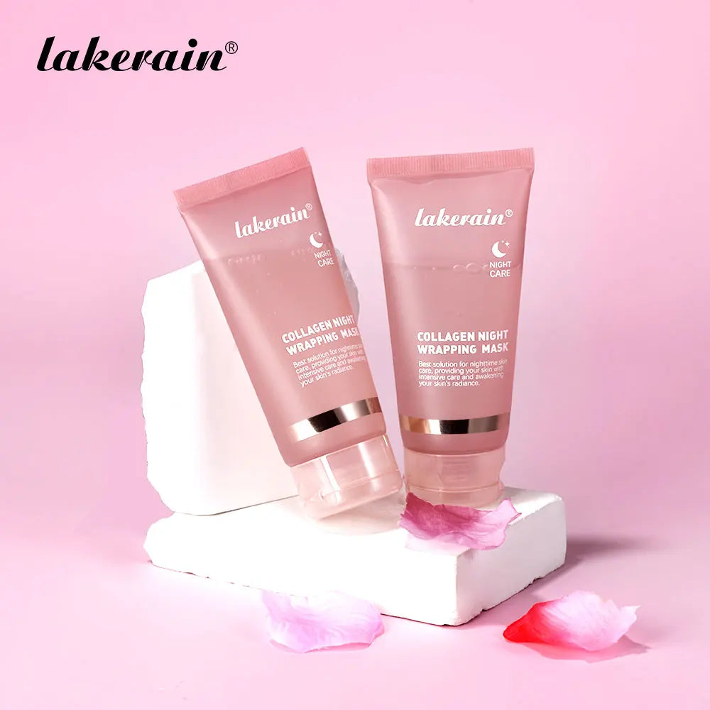 Korean Deep Collagen Mask Peel Off Mask Face Anti Wrinkle Lifting Skin Care Masks Bio Pack Night Wrapping Woman Overnight Skin - Curl and Collar