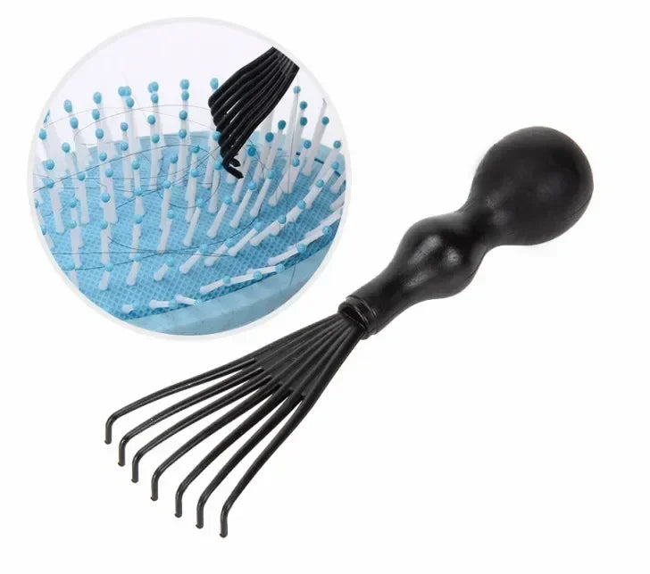 Hair Brush Exfoliating Hair Brush Bristle Women's Wet Curly Hair Comb Salon Hair Styling Tool，Special for Real Hair Wigs - Curl and Collar