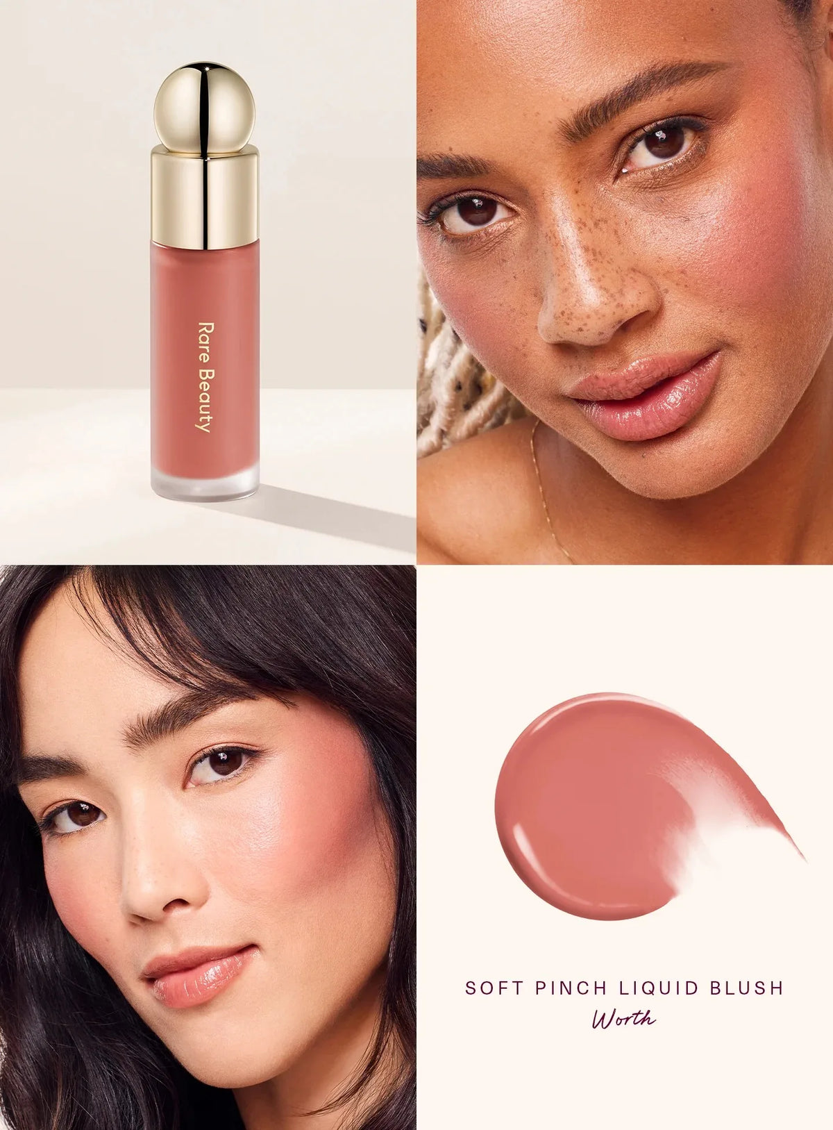 Rare Beauty Matte Lip Gloss Waterproof Non-Stick Cup Lip Glaze Smudge Proof Not Fade Delight Hope Happy Wonder Liquid Lipstick