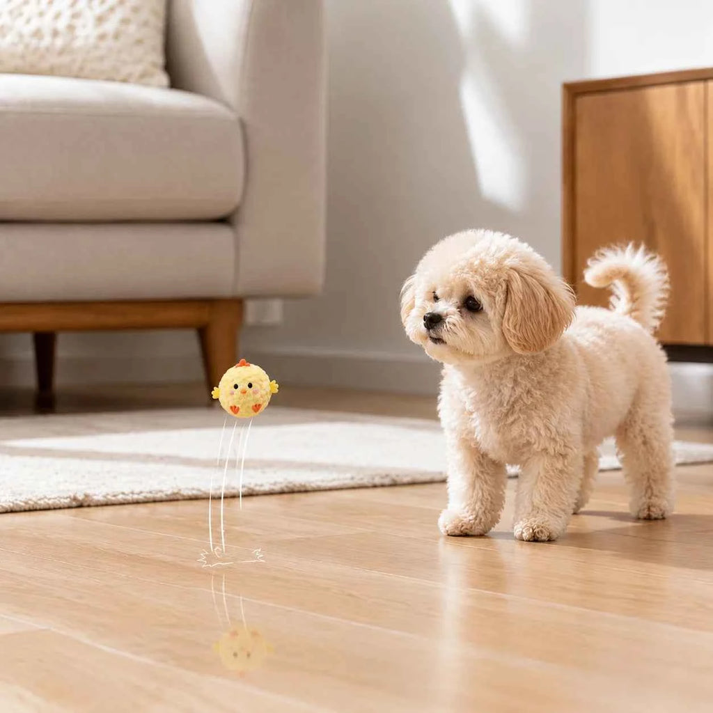 2pcs Pet Interactive Bouncing Sound Toy Ball Teething Interactive Toy That Consumes Energy for Pets Suitable for Small Dogs