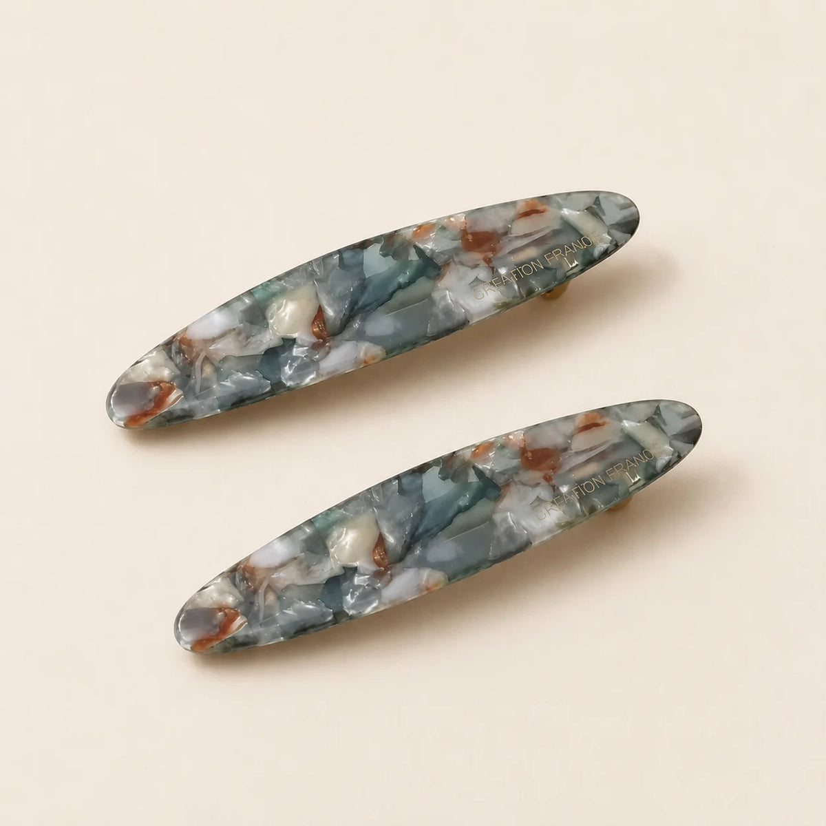 Acrylic Hair Barrette for Women Korean French Tortoiseshell Marble Side Clip Non Slip Hairpin Vintage Hair Accessories for Girls