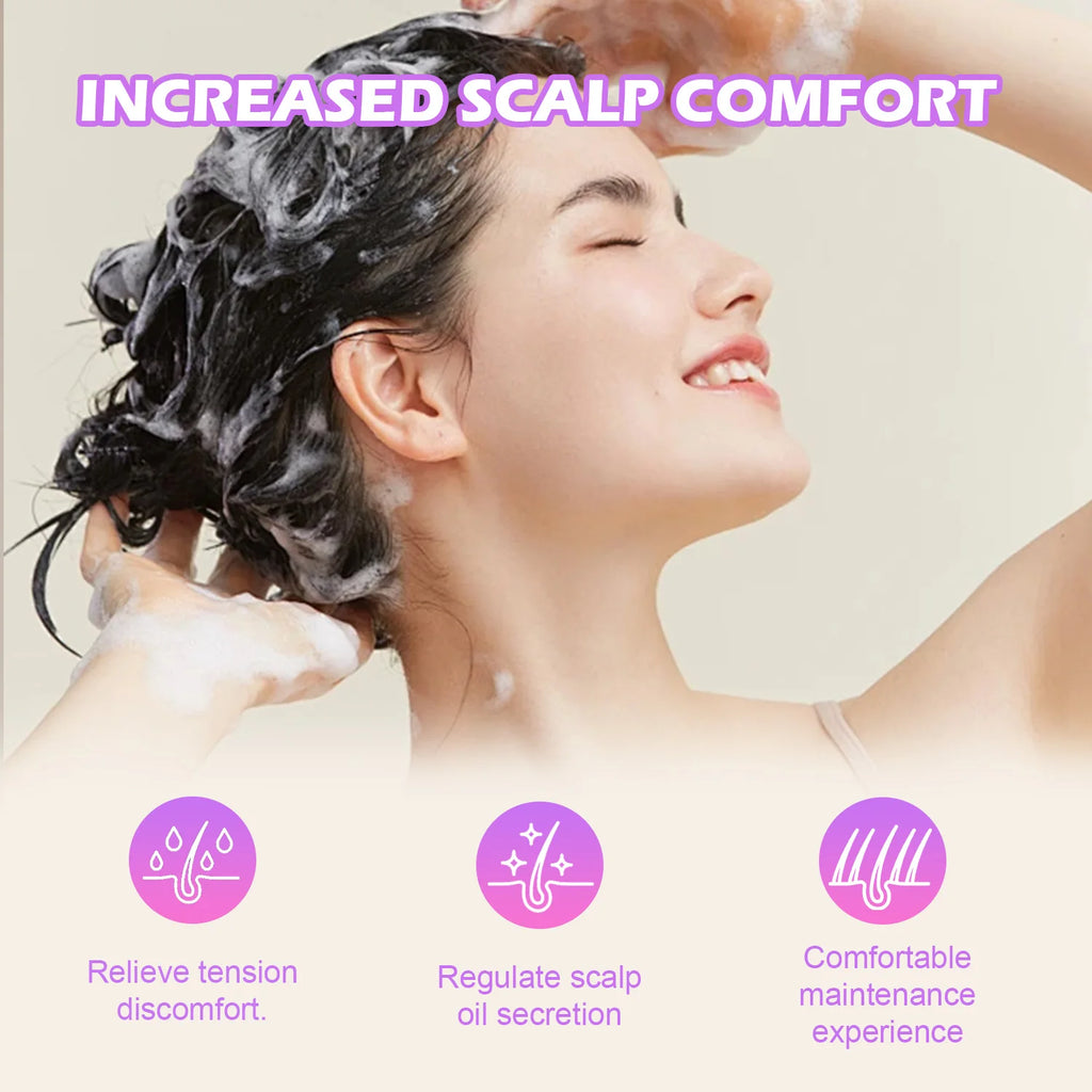 Amococo 2pcs X 200ml Shampoo and Conditioner Set with Onion Biotin Rosemary Hair Care Duo for All Hair Types Frizz Control Shine Boosting Sulfate Free - Curl and Collar