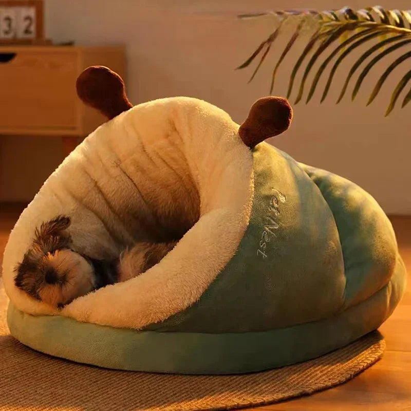 Dog Beds Shoes Pet Bed Mattress Dogs Supplies Products Cushion Accessory Mat Lie House Indoor Cushions Kennel - Curl and Collar