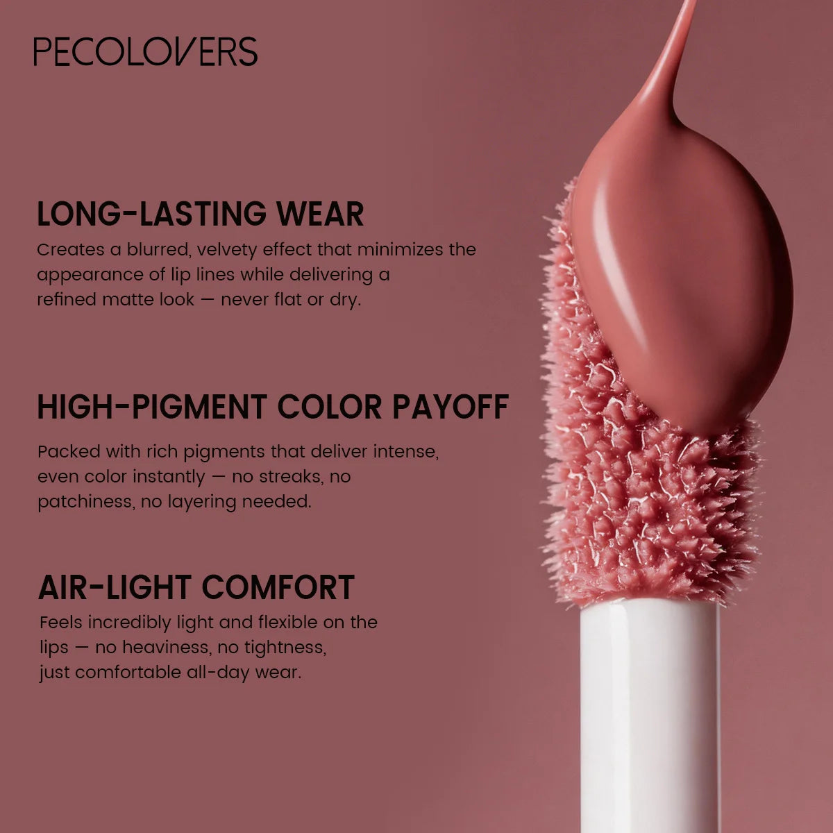 6PCS/SET Cream Matte Lip Tint Stick,Even Color Layering,Comfortable All-day Wear,Classic Neutral Lip Shades,Soft Fluffy Applicator Head,Compact Carry Lip Gloss Set,Suitable For Daily Travel And Everyday Female Makeup - Curl and Collar
