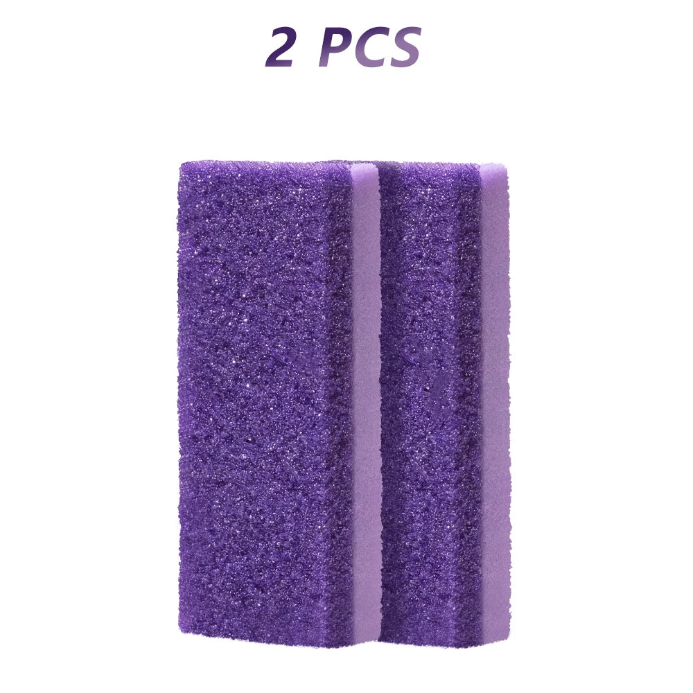 1/10Pcs Foot-exfoliating Stone File Callus Dead Skin Remover Foot Heel Scrubber Smooth Feet In Seconds Pedicure Exfoliator Tool - Curl and Collar