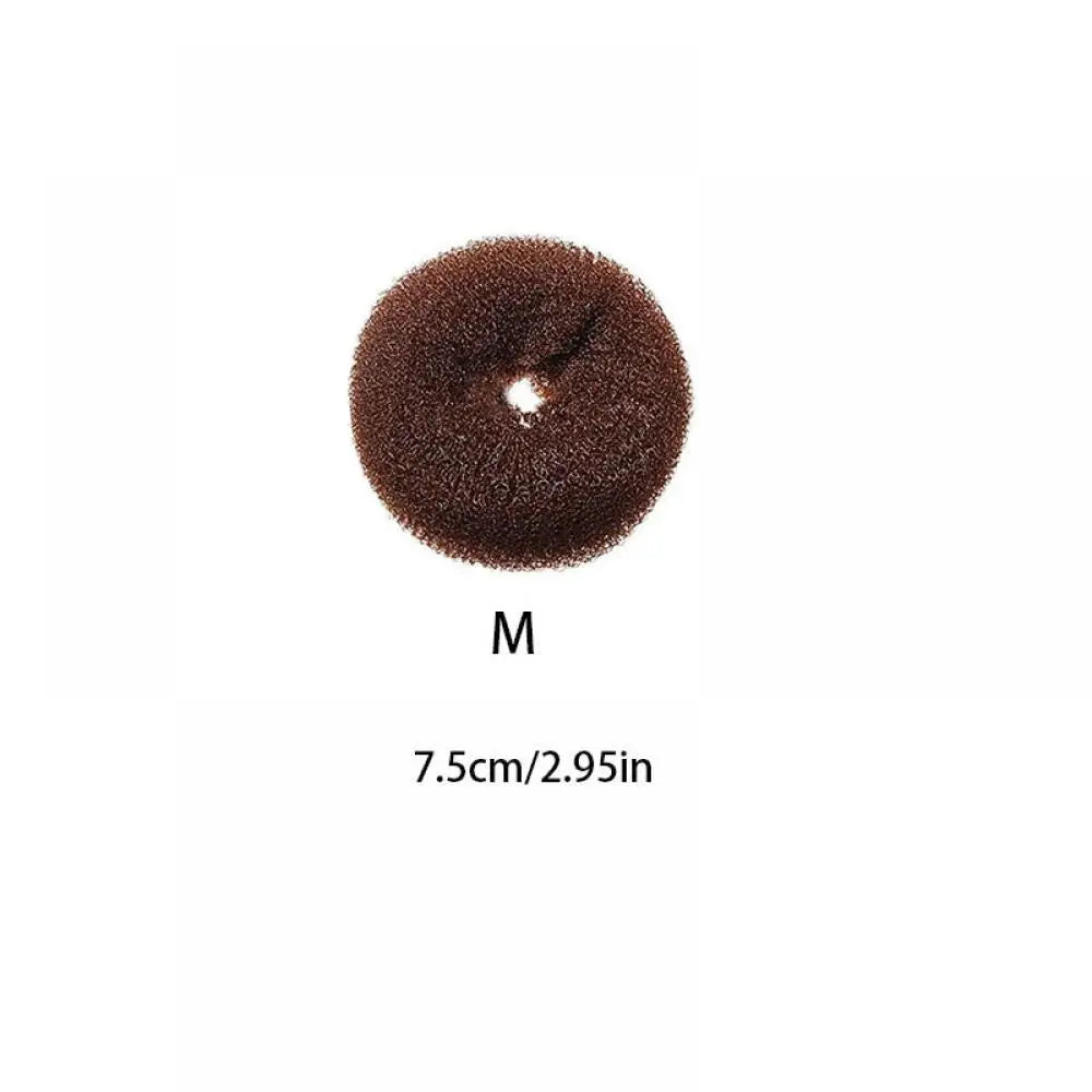 Plate Hair Donut Hair Bun Maker Roller DIY Magic Elastic Foam Sponge Hair Styling Tools Princess Hair Accessories Updo - Curl and Collar