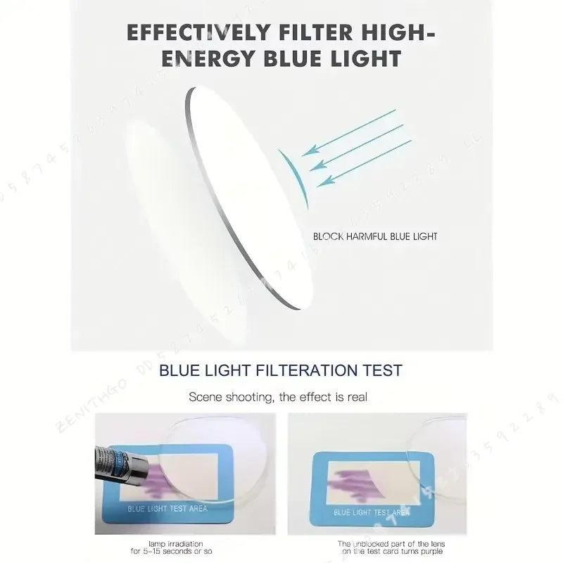 2pcs Women Square Blue Light Blocking Glasses Minimalist Black Clear Frame Anti Eye Strain for School Office Computer Use - Curl and Collar