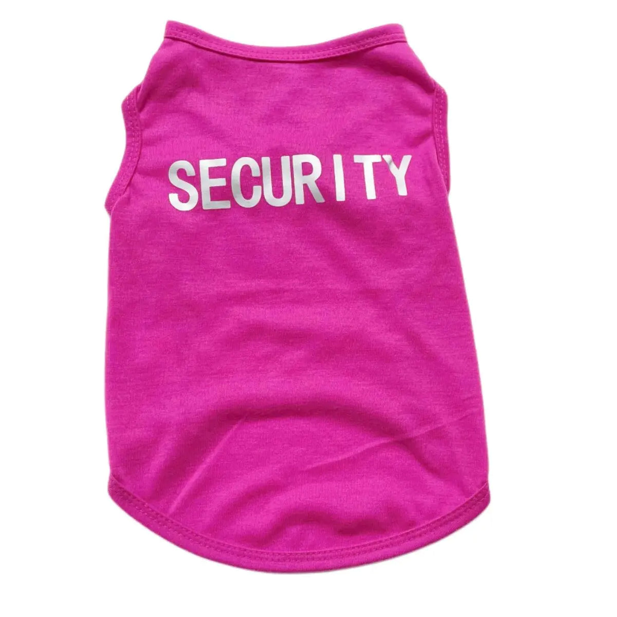 Security Clothing for Dogs Summer Pet Clothes Vest for Small Dogs Chihuahua Yorkshire Puppy Cats Low Price Pets T-shirt Costume - Curl and Collar