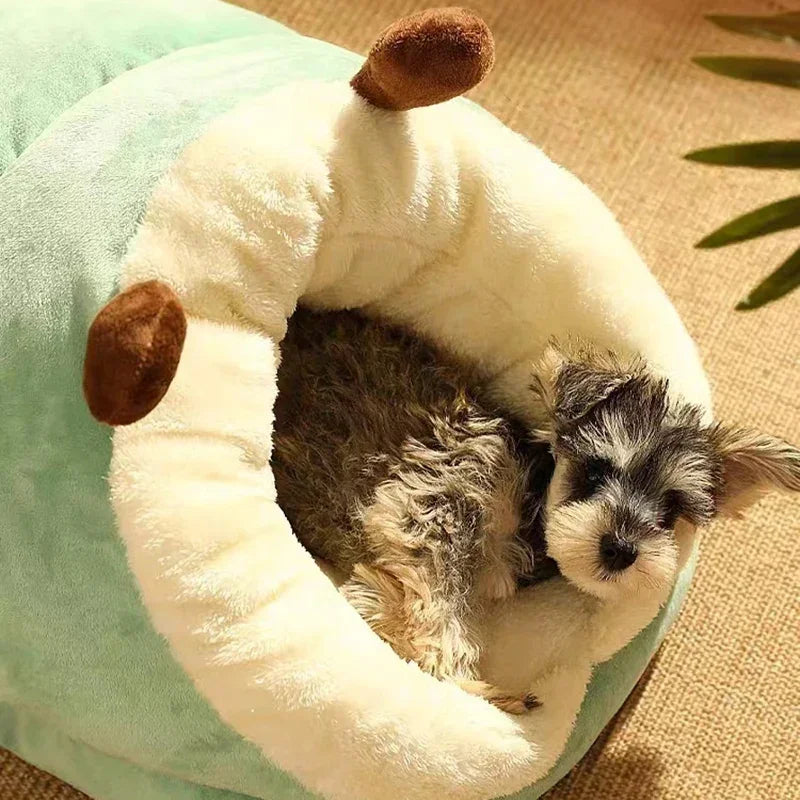 Dog Beds Shoes Pet Bed Mattress Dogs Supplies Products Cushion Accessory Mat Lie House Indoor Cushions Kennel - Curl and Collar