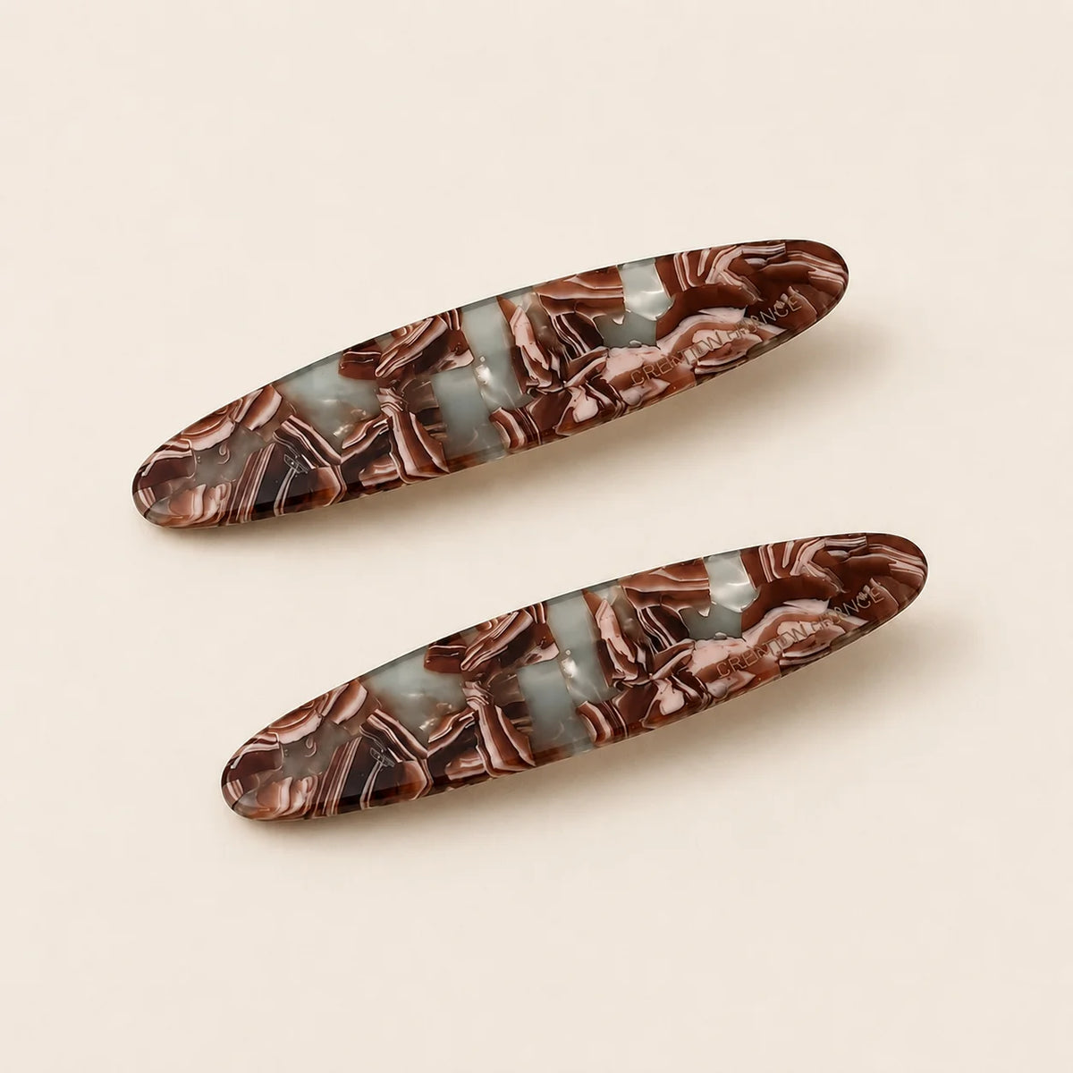 Acrylic Hair Barrette for Women Korean French Tortoiseshell Marble Side Clip Non Slip Hairpin Vintage Hair Accessories for Girls