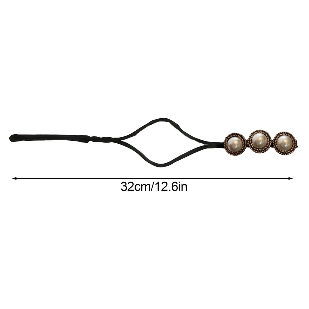 Sophisticated Hair Bun Maker Flower Donut Styling Tool for Elegant Wedding Party Updo DIY Hair Accessories Women's Gift - Curl and Collar