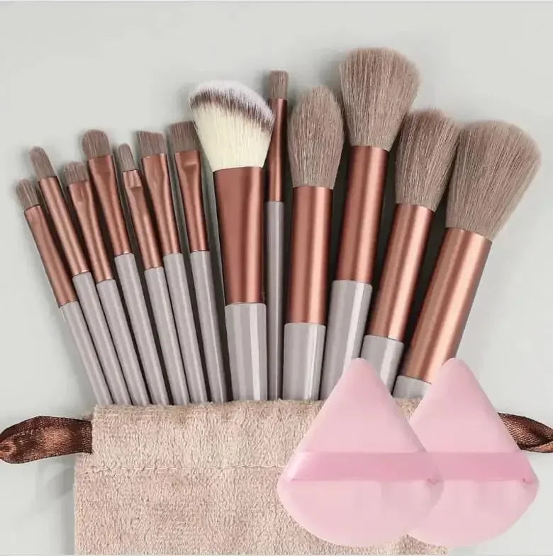 Makeup Brush Set Soft Fluffy Professiona Cosmetic Foundation Powder Eyeshadow Kabuki Blending Make Up Brush Beauty Tool Makeup - Curl and Collar