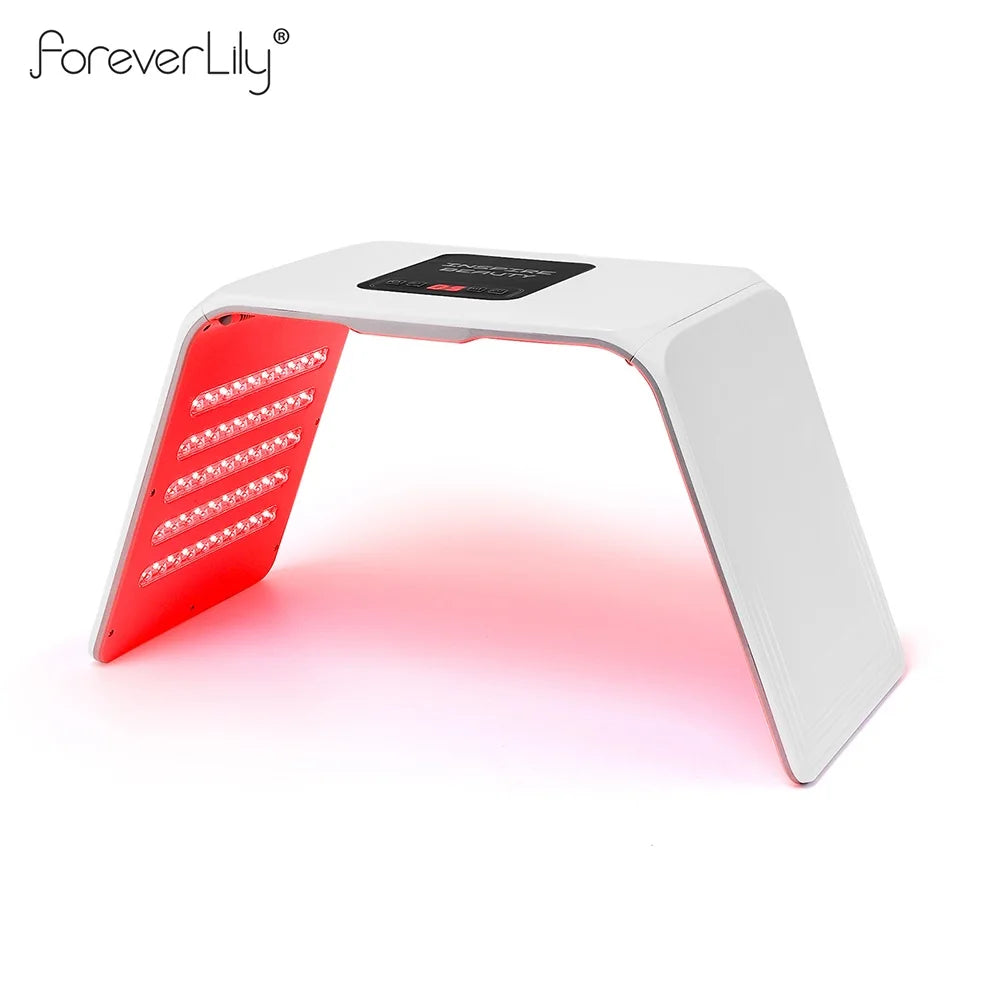 7 Colors LED Photon Machine Foldable Skin Care Equipment Skin Rejuvenation Light Facial Body Beauty Machines For Skin Care - Curl and Collar