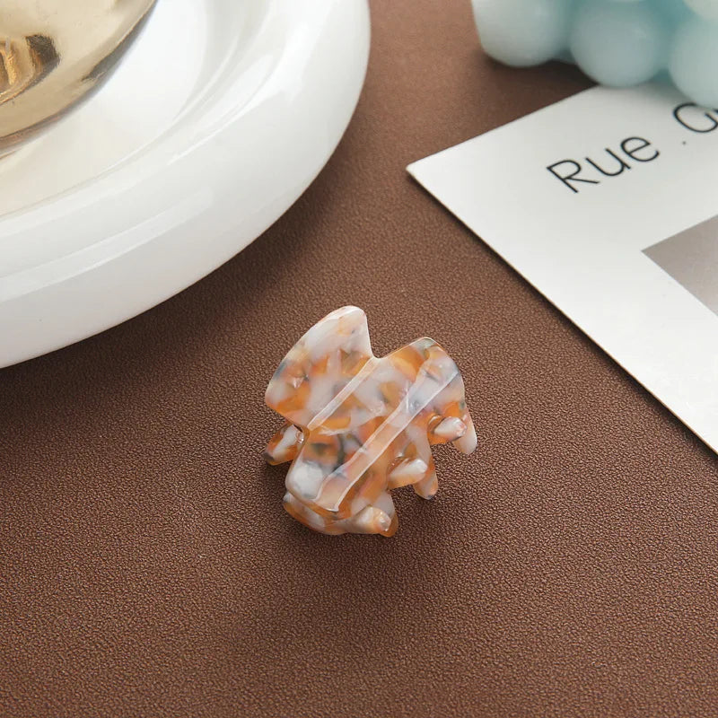 2026 New Korean style hair claw clip Fairy hair clips Mini Delicate hair claw Pretty hairclip Accessories for women - Curl and Collar