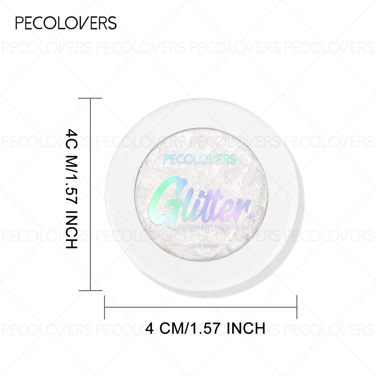 10PCS/SET Glitter Highlight Eyeshadow Palette Mashed Potatoes Texture Lasting Shimmer Illuminator Brighten Highlighter Eye Cosmetic - Curl and Collar