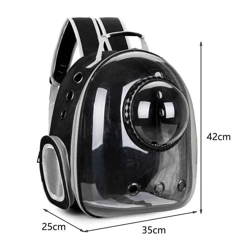 Transparent Portable Cat Carrier Backpack Breathable Bubble Pet Backpack for Small Animals Puppy Kitty Travel Capsule